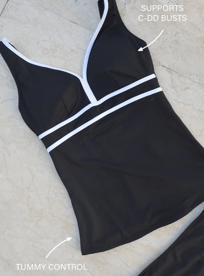 TANKINI ΜΑΥΡΟ 3209PA (AUDREY Tankini) Cups: Multifit cup